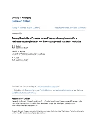 Tracing Beach Sand Provenance and Transport Using Foraminifera: Preliminary Examples from Northwest Europe and Southeast Australia