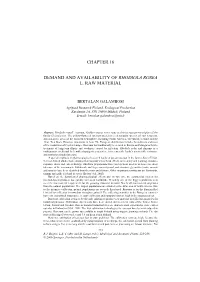 Chapter 16 Demand and Availability of Rhodiola Rosea L