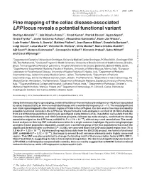 Fine Mapping of the Celiac Disease-Associated LPP Locus Reveals a Potential Functional Variant