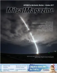 SATCOM for Net-Centric Warfare — October 2017 Milsatmagazine