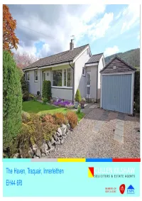 The Haven, Traquair, Draft.Pmd