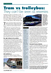 Tram Vs Trolleybus: They Can't Be Seen As Enemies