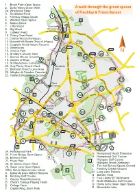 A Walk Through the Green Spaces of Finchley & Friern Barnet