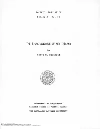 The Tigak Language of New Ireland