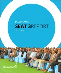2017 SEAT Report Jwaneng Mine