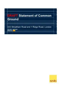 DRAFT Statement of Common Ground