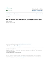 New Port Richey: Myth and History of a City Built on Enchantment