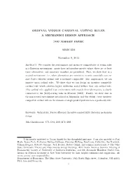 Ordinal Versus Cardinal Voting Rules: a Mechanism Design Approach