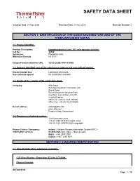 Safety Data Sheet