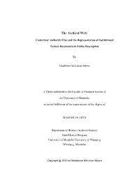 The Archival Web