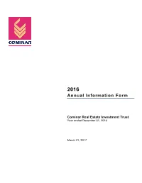 Annual Information Form