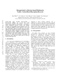 Arxiv:1510.08943V2 [Cs.CR] 16 May 2016 This State of Affairs Motivates the Need for Content-Based Encryption of User Data