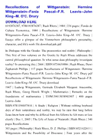 Hermine Wittgenstein--Fania Pascal--F.R
