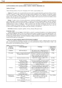 IAEG2006 Field Trip Guide Ripon 1 GYPSUM DISSOLUTION