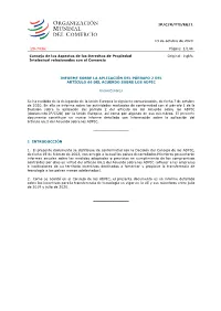 IP/C/R/TTI/EU/1 13 De Octubre De 2020