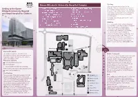 QEUH and RHC Campus Travel Leaflet