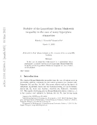Stability of the Logarithmic Brunn-Minkowski Inequality