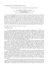 X-Ray Spectral Parameters for a Sample of 95 Active Galactic Nuclei