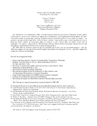 2003-2004 AWS Field Report