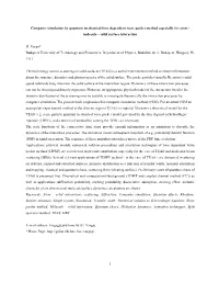 Computer Simulation by Quantum Mechanical Time Dependent Wave Packet Method Especially for Atom / Molecule – Solid Surface Interaction