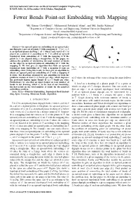 Fewer Bends Point-Set Embedding with Mapping