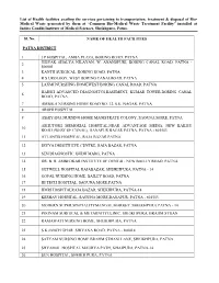 List of Health Facilities Registered with I