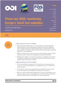 Phase-Out 2020: Monitoring Europe's Fossil Fuel Subsidies