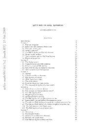 Arxiv:Math/0611617V2 [Math.RT] 23 Oct 2009 Etr 5
