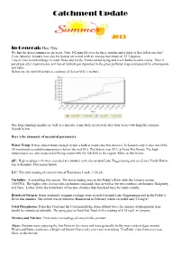 Catchment Update