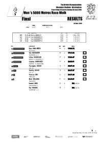 Final RESULTS