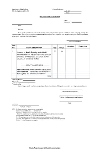 Request for Quotation