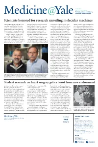 Scientists Honored for Research Unveiling Molecular Machines the Month of May Brought the Good Prestigious Honors in Science
