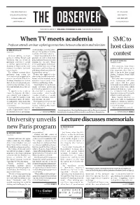 When TV Meets Academia Smc to Host Class Contest Lecture Discusses