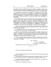 Acting Under Secretary of State. Ordered, That the Same Be Placed Upon the Journals