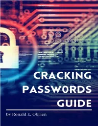 Cracking Passwords Guide
