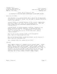 Sender Policy Framework (SPF) a Convention to Describe Hosts Authorized to Send SMTP Traffic