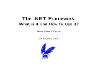 The .NET Framework: What Is It and How to Use It?