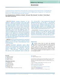 Comprehensive Anatomic Assessment of Ipsilateral Pterional Versus Contralateral Subfrontal Approaches to the Internal Carotid Op