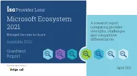 ISG Providerlens™ Quadrant Report