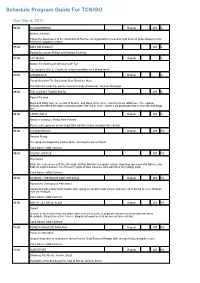 Program Guide Report