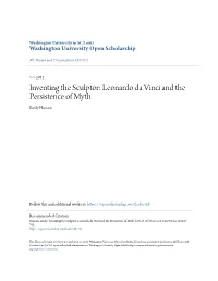 Leonardo Da Vinci and the Persistence of Myth Emily Hanson