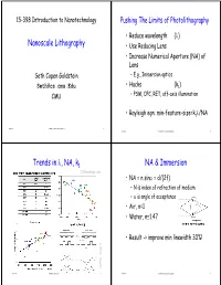 Nano-Lithography