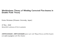 Winding Corrected Five-Branes in Double Field Theory