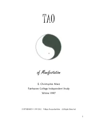 TAO of Manifestation