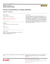 The Secret Textual History of Pamela, Methodist Andrew O