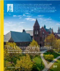 2014 2015 an Elite Top 50 Public Research University