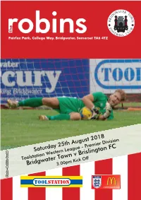 Bwater Town Prog AUG'18.Indd