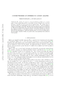 Connectedness of Spheres in Cayley Graphs, C