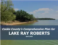 Cooke County's Comprehensive Plan for LAKE RAY ROBERTS