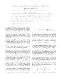 Critical Scaling of Shear Viscosity at the Jamming Transition